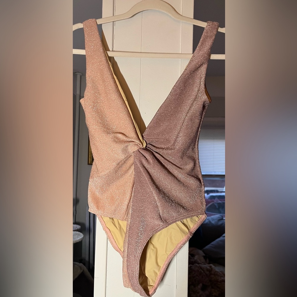 FP Movement NWT Purple Sparkle Bathing Suit